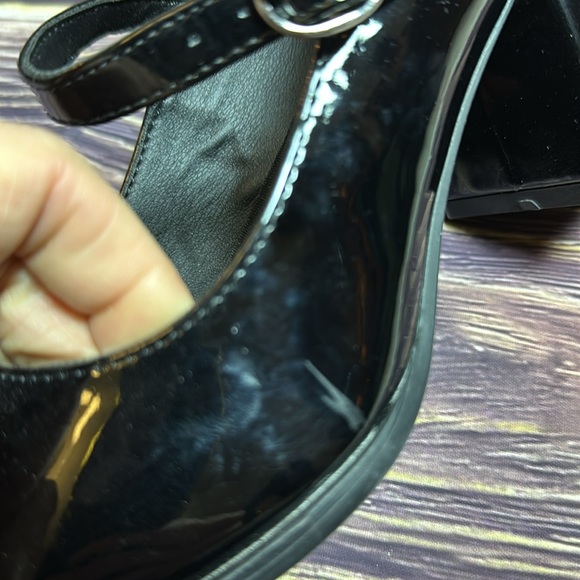 NWOB Women’s Rachel Zoe Block Heel Mary Jane Shoe Livia black 6.5 - Picture 16 of 16